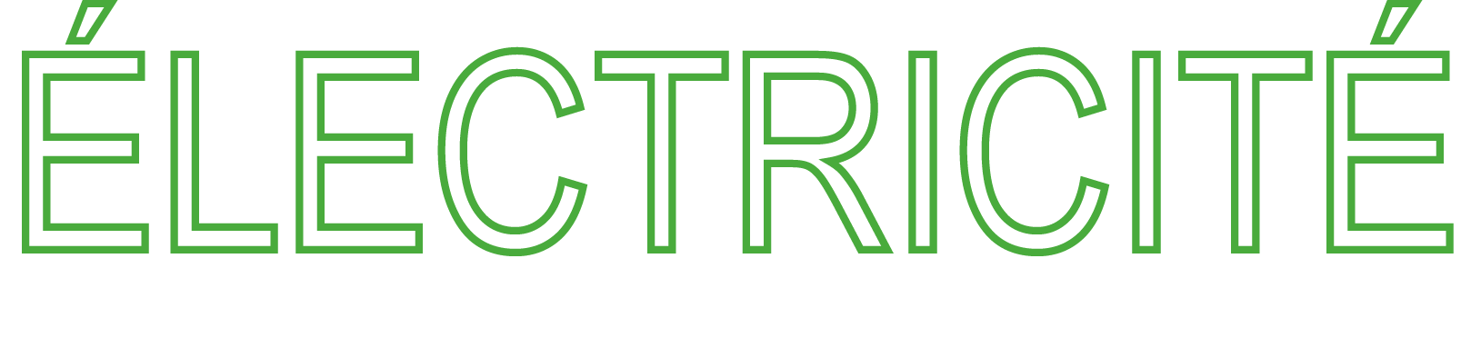 Vert énergies - texte image électricité