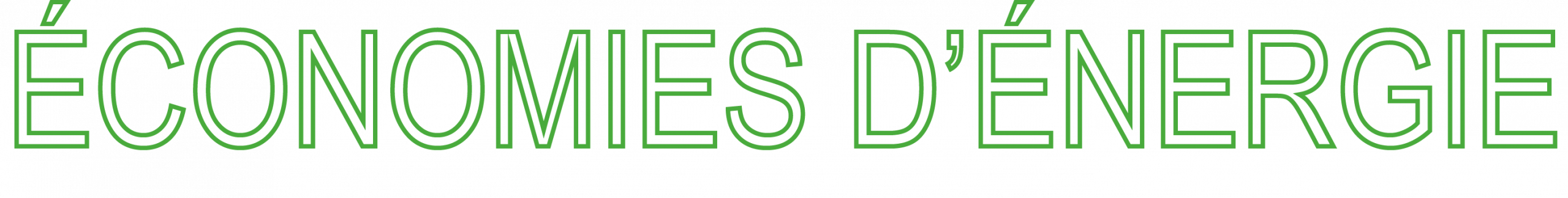 Verts énergies - texte image économies d'énergie