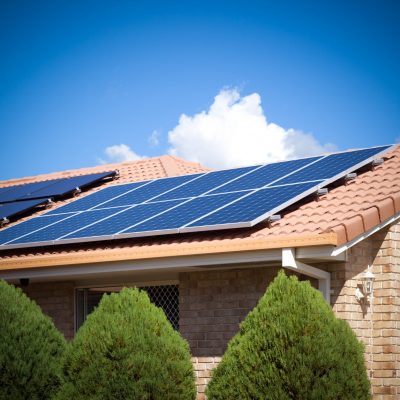 Solar panels on the roof, Australia Solar panels on the roof, Australia