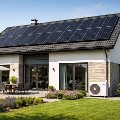 Vert Energies - Maison panneaux solaire et groupe clim